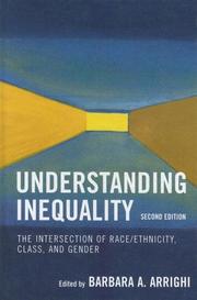 Cover of: Understanding Inequality by Barbara A. Arrighi