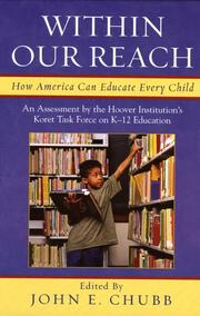 Cover of: Within Our Reach | John E. Chubb