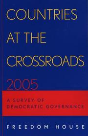 Cover of: Countries at the Crossroads: A Survey of Democratic Governance (Freedom in the World)