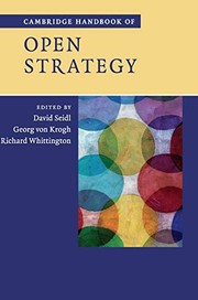 Cover of: Cambridge Handbook of Open Strategy