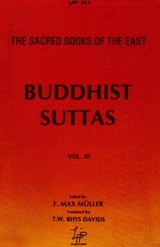 Cover of: Buddhist Suttas by F.Max Muller, Thomas William Rhys Davids