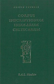 Cover of: Corpus inscriptionum insularum celticarum