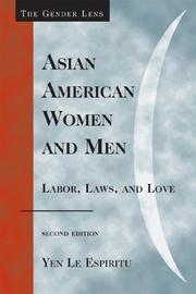 Cover of: Asian American Women and Men by Espiritu Yen
