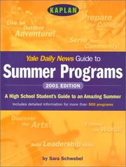 Cover of: Yale Daily News Guide to Summer Programs 2001