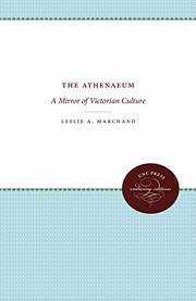 Cover of: Athenaeum: A Mirror of Victorian Culture