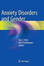 Cover of: Anxiety Disorders and Gender