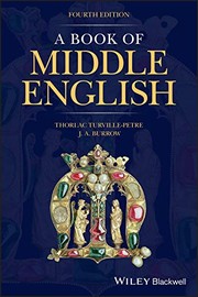 Book of Middle English by J. A. Burrow, Thorlac Turville-Petre