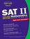 Cover of: Kaplan SAT II