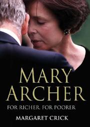 Cover of: Mary Archer | Margaret Crick
