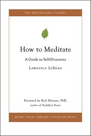 Cover of: How to meditate by Lawrence L. LeShan