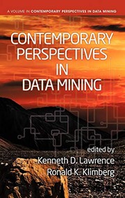 Cover of: Contemporary perspectives in data mining