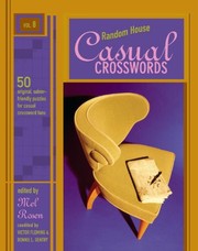 Cover of: Random House Casual Crosswords, Volume 8