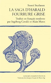 Cover of: La saga d'Harald fourrure grise
