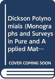 Cover of: Dickson polynomials