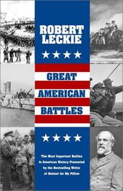 Cover of: Great American Battles
