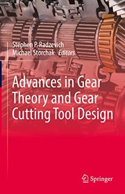 Cover of: Advances in Gear Theory and Gear Gutting Tool Design