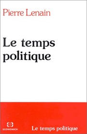 Cover of: Le temps politique