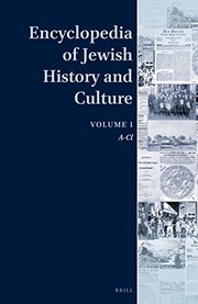 Cover of: Encyclopedia of Jewish History and Culture, Volume 1: A-Cl