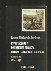 Cover of: Espectáculos y diversiones públicas