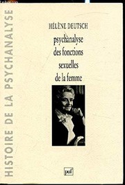 Cover of: Psychanalyse des fonctions sexuelles de la femme (Ancien prix éditeur : 8.50  - Economisez 23 %)
