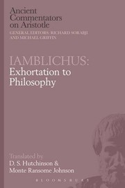 Cover of: Iamblichus: Exhortation to Philosophy