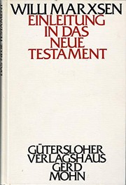 Cover of: Einleitung in das Neue Testament: e. Einf. in ihre Probleme