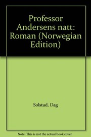 Cover of: Professor Andersens natt: roman