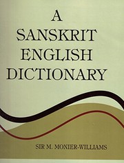 Cover of: A Sanskrit-English Dictionary