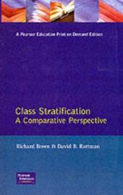 Class stratification : a comparative perspective