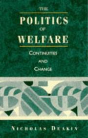 The politics of welfare : continuities and change