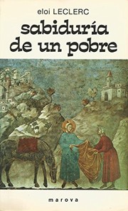 Cover of: Sabiduría de un pobre