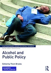 Cover of: Alcohol and Public Policy