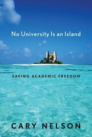 Cover of: No University Is an Island: Saving Academic Freedom
