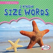 Cover of: I Know Size Words