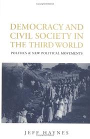 Democracy and civil society in the Third World : politics and new political movements