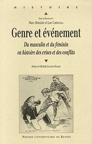 Cover of: GENRE ET EVENEMENT
