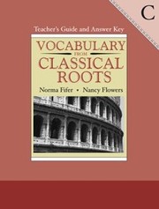 Cover of: Vocabulary from Classical Roots - Book C: Book C