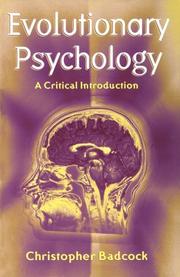 Cover of: Evolutionary psychology: a critical introduction