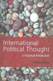 Cover of: International Political Thought: A Historical Introduction
