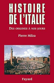 Cover of: Histoire de l'Italie: des origines à nos jours