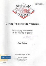 Cover of: Giving Voice to the Voiceless