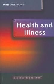 Cover of: Health and Illness (Short Introductions)