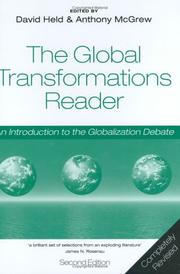 Cover of: The Global Transformations Reader: An Introduction to the Globalization Debate
