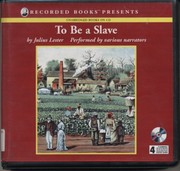 Cover of: To Be a Slave