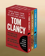 Cover of: Tom Clancy's Jack Ryan Boxed Set: The HUNT for RED OCTOBER, PATRIOT GAMES, and the CARDINAL of the KREMLIN