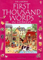 The Usborne first thousand words in Hebrew with easy pronunciation guide