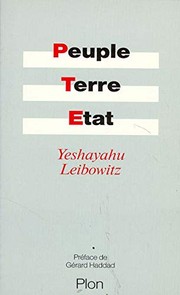 Cover of: Peuple, terre, état