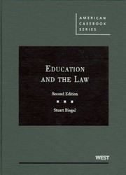 Cover of: Education and the law