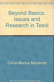 Cover of: Beyond basics: issues and research in TESOL