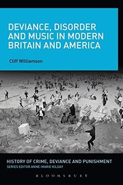 Cover of: Deviance, Disorder and Music in Modern Britain and America